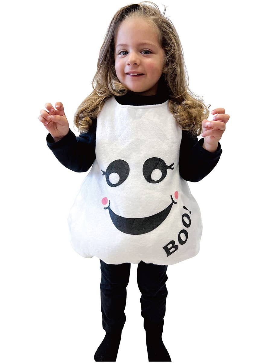 Image of Ghost Cutie Toddler Kids Halloween Costume - Main Image