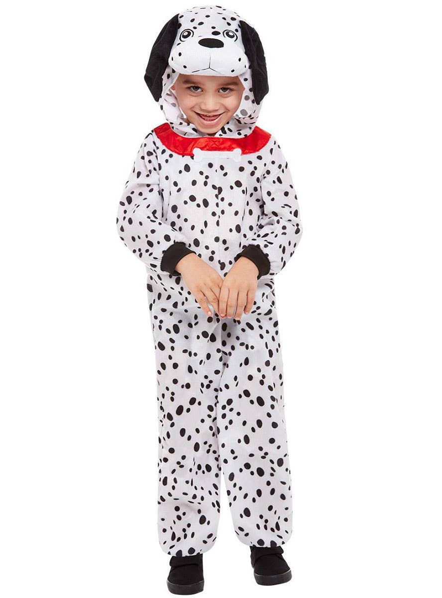 Image of Spotted Dalmatian Toddler Onesie Costume - Alternate Image