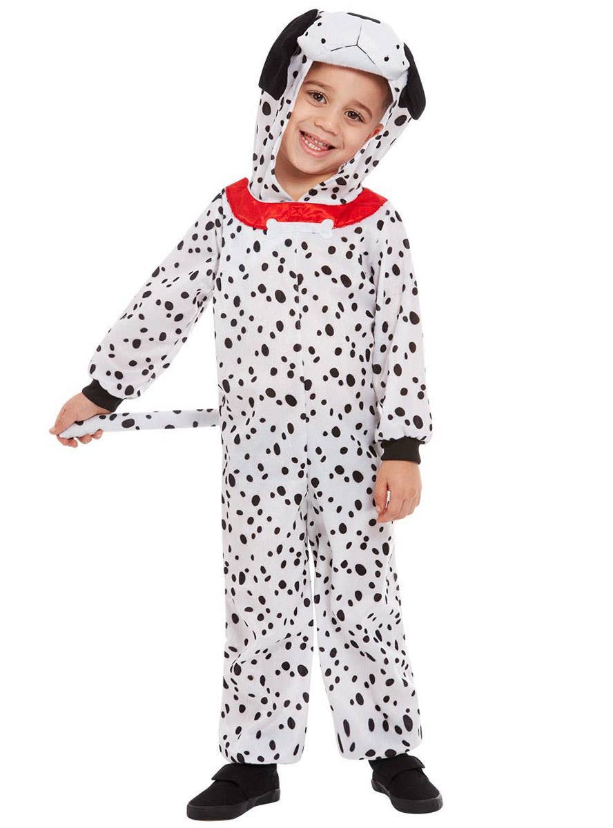 Image of Spotted Dalmatian Toddler Onesie Costume - Main Image