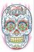 Day Of The Dead Sugar Skull Temporary Tattoo