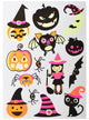 Image of Delightful UV and Glow Child Friendly Halloween Stickers Set - Main Image