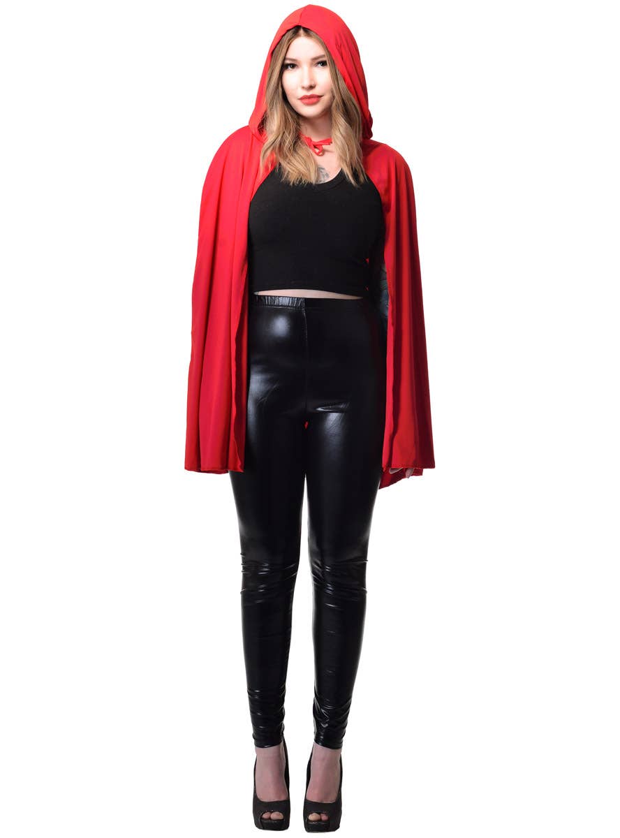 Image of Little Red Riding Hood Adult's Costume Cape - Full View