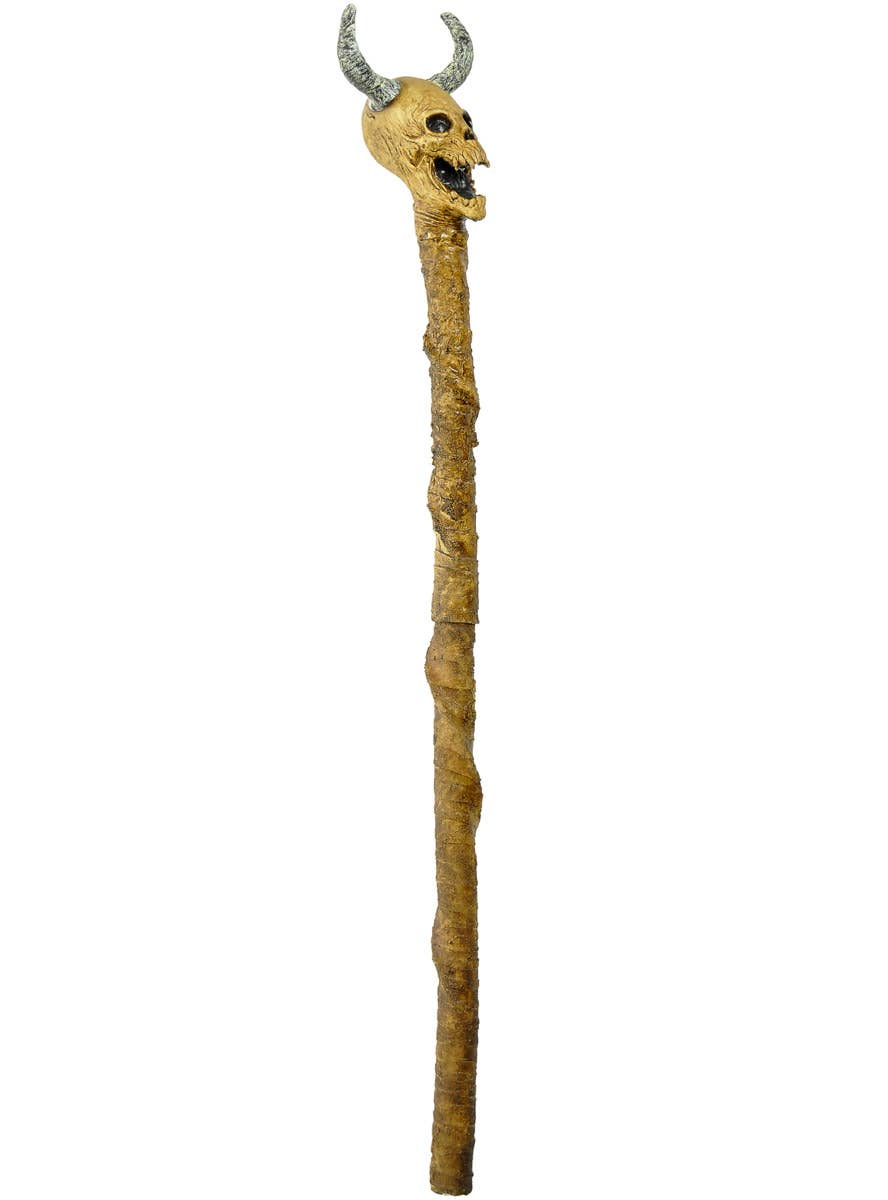 Image of Deluxe Totem Devil Skull Halloween Costume Staff - Main View