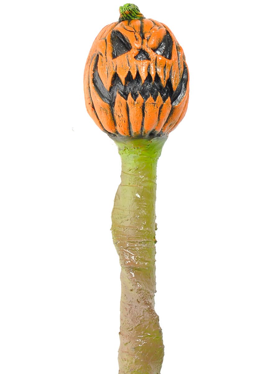 Image of Deluxe Jack o' Lantern Halloween Costume Staff - Close View