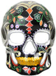 Image of Masculine Day of the Dead Sugar Skull Masquerade Mask 