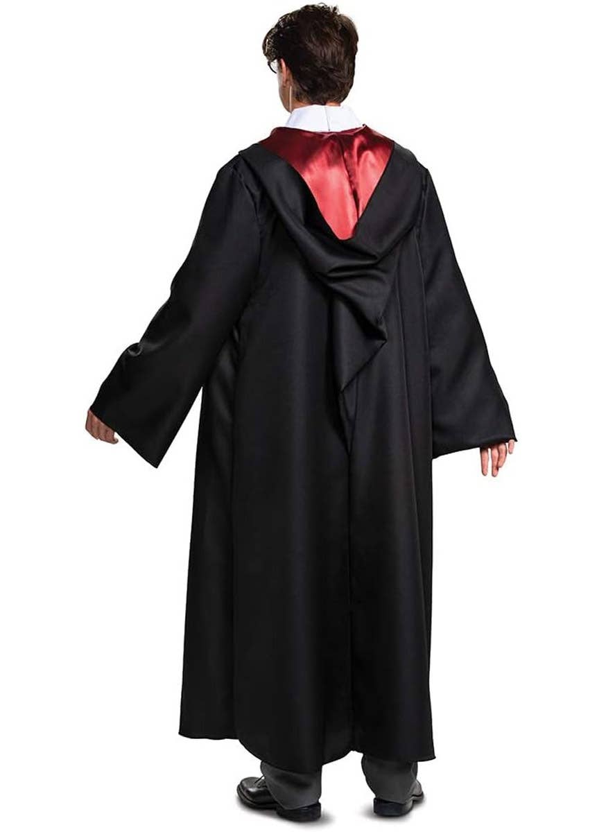 Image of Harry Potter Men's Deluxe Gryffindor Costume Robe - Back View