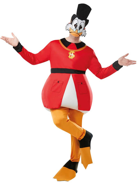 Image of Scrooge McDuck Men's Deluxe Disney Costume - Front View