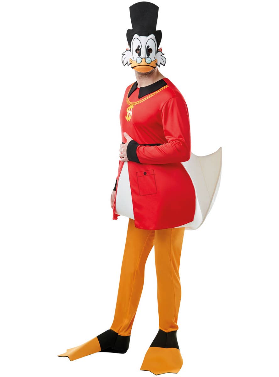 Image of Scrooge McDuck Men's Deluxe Disney Costume - Side View