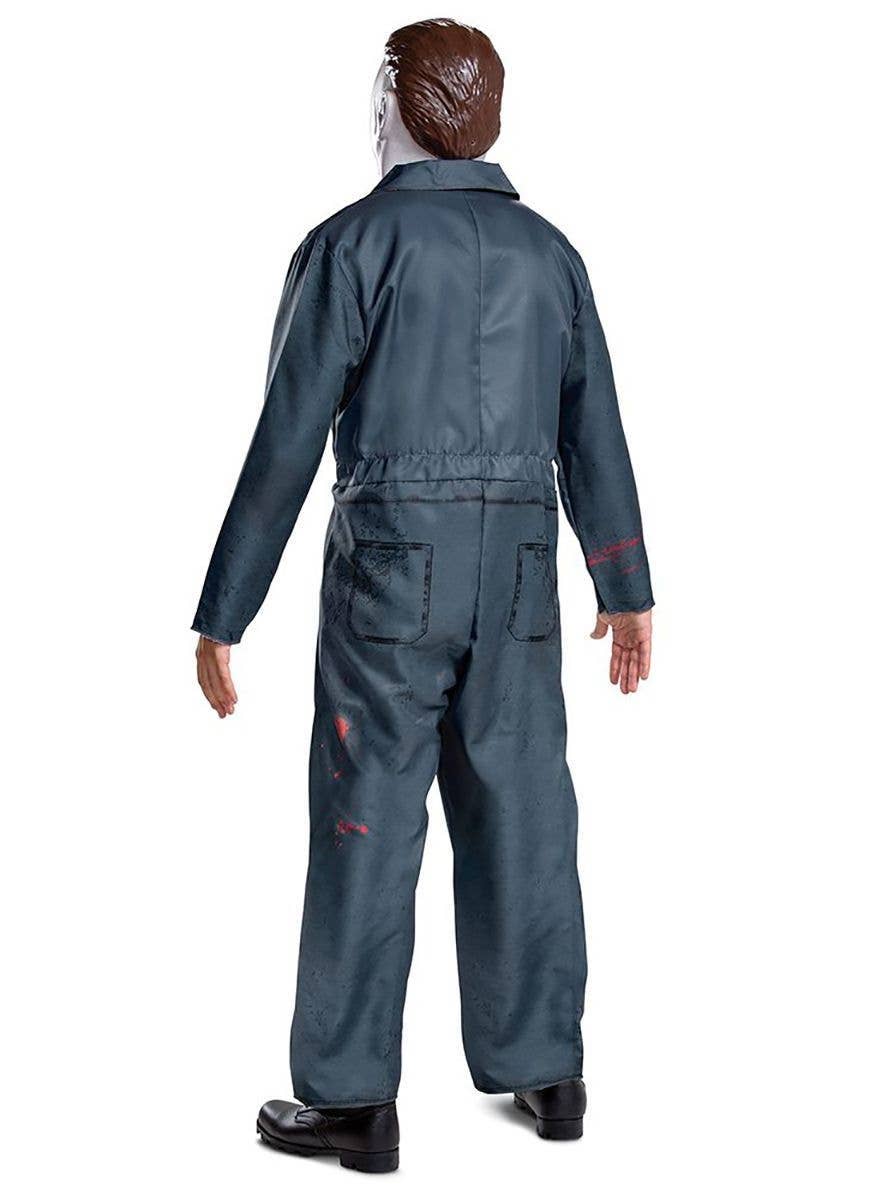 Image of Michael Myers Men's Plus Size Halloween Costume - Back View