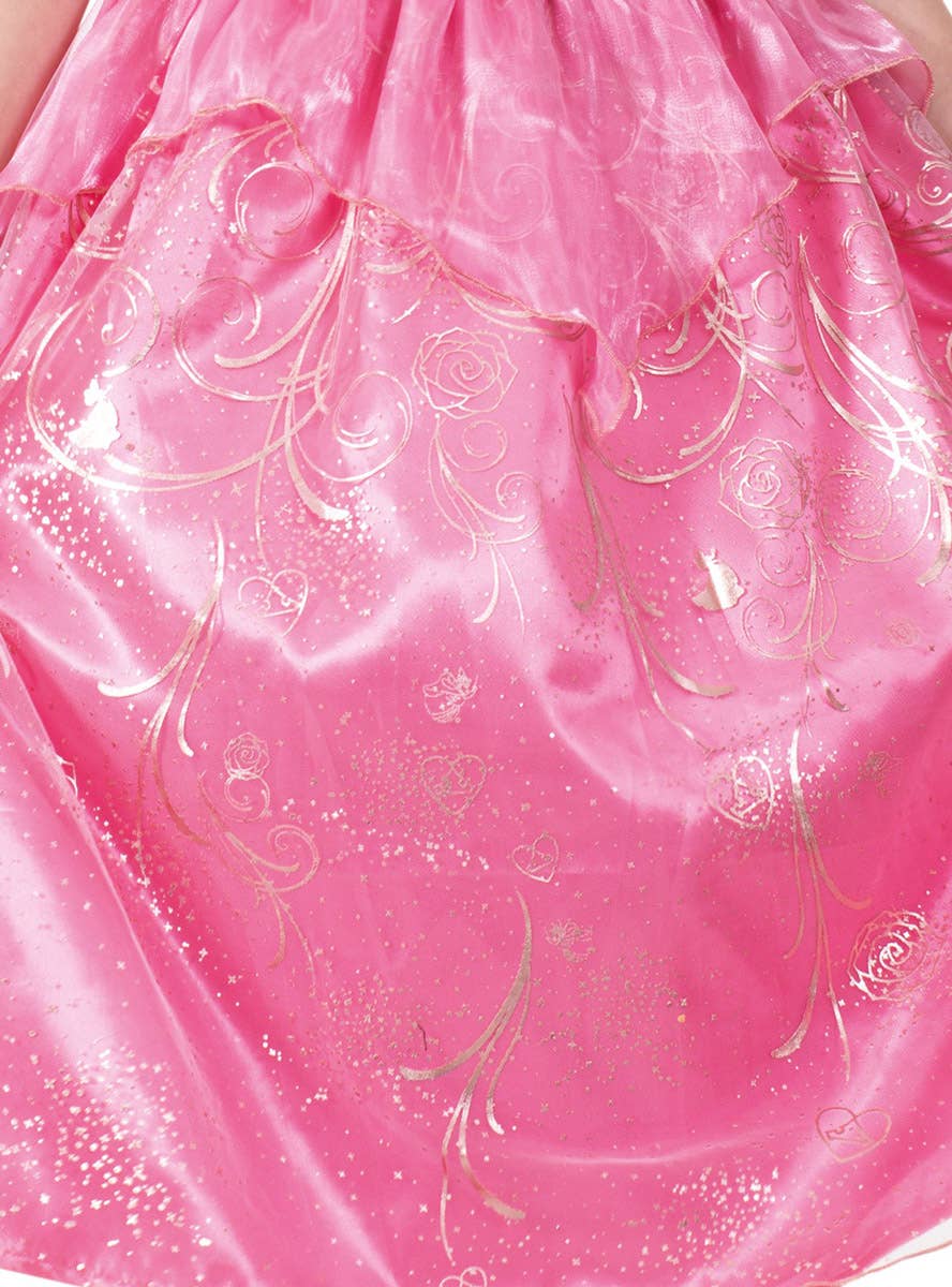 Image of Deluxe Sleeping Beauty Girl's Disney Princess Costume - Close Image 2