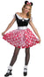 Women's Red and White spotted Minnie Mouse Disney Costume Main Image
