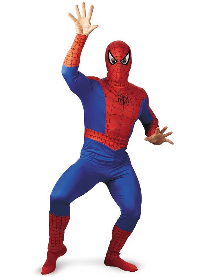 Men's Plus Size Spiderman Costume