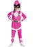 Pink Toddler Power Ranger Costume - Main Image