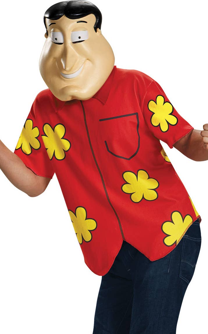 Family Guy Mens Quagmire Costume | Family Guy Glenn Quagmire Costume