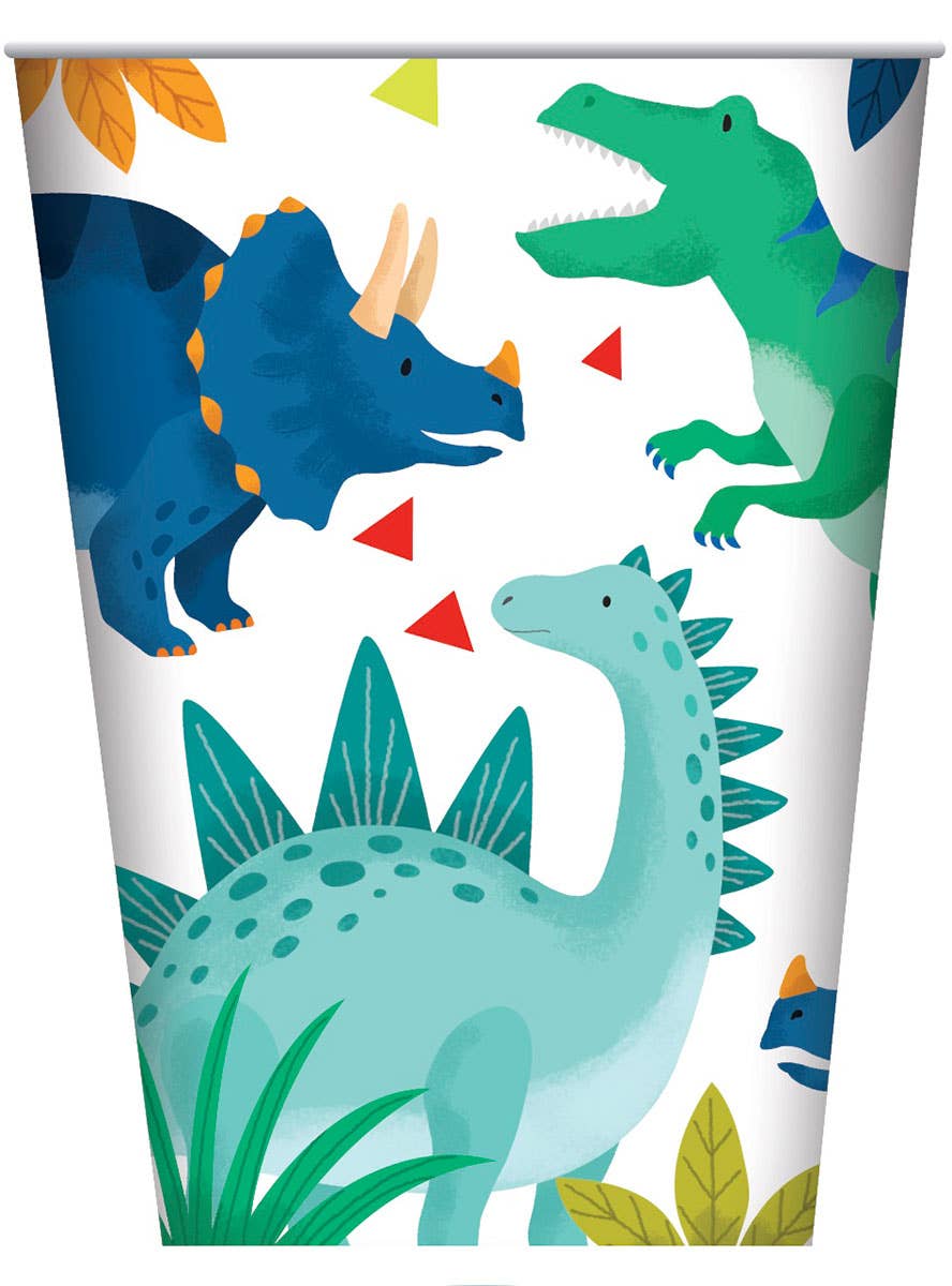 Image of Dinosaurs 8 Pack Paper Party Cups