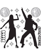 Image of 70s Disco Silhouettes Party Decoration