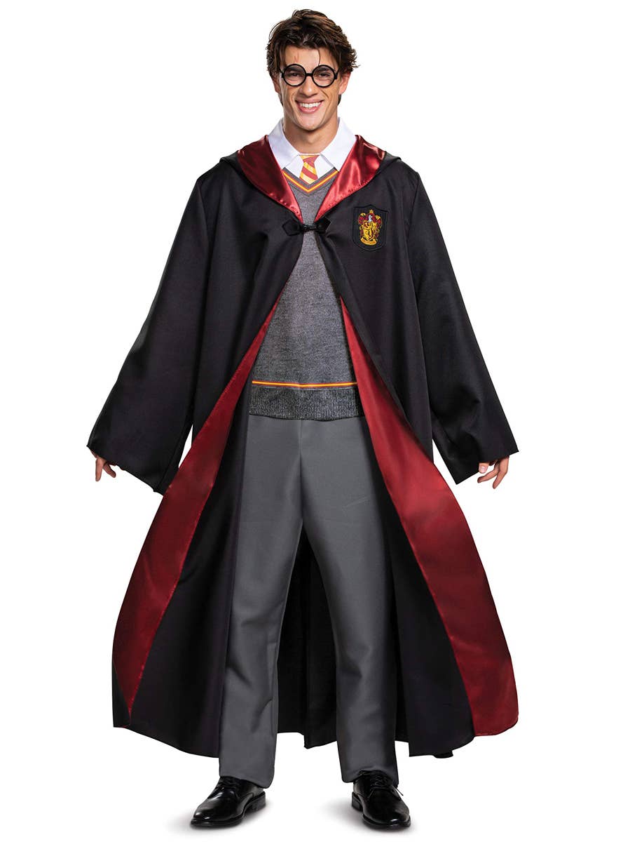 Men's Deluxe Harry Potter Gryffindor Hogwarts Costume - Front Image