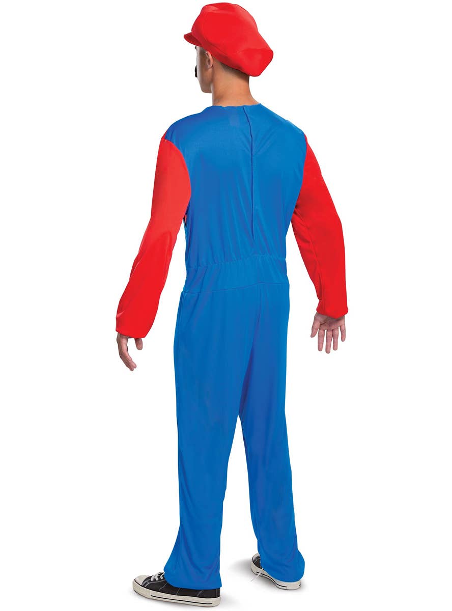 Super Mario Men's Classic Video Game Character Costume - Back Image