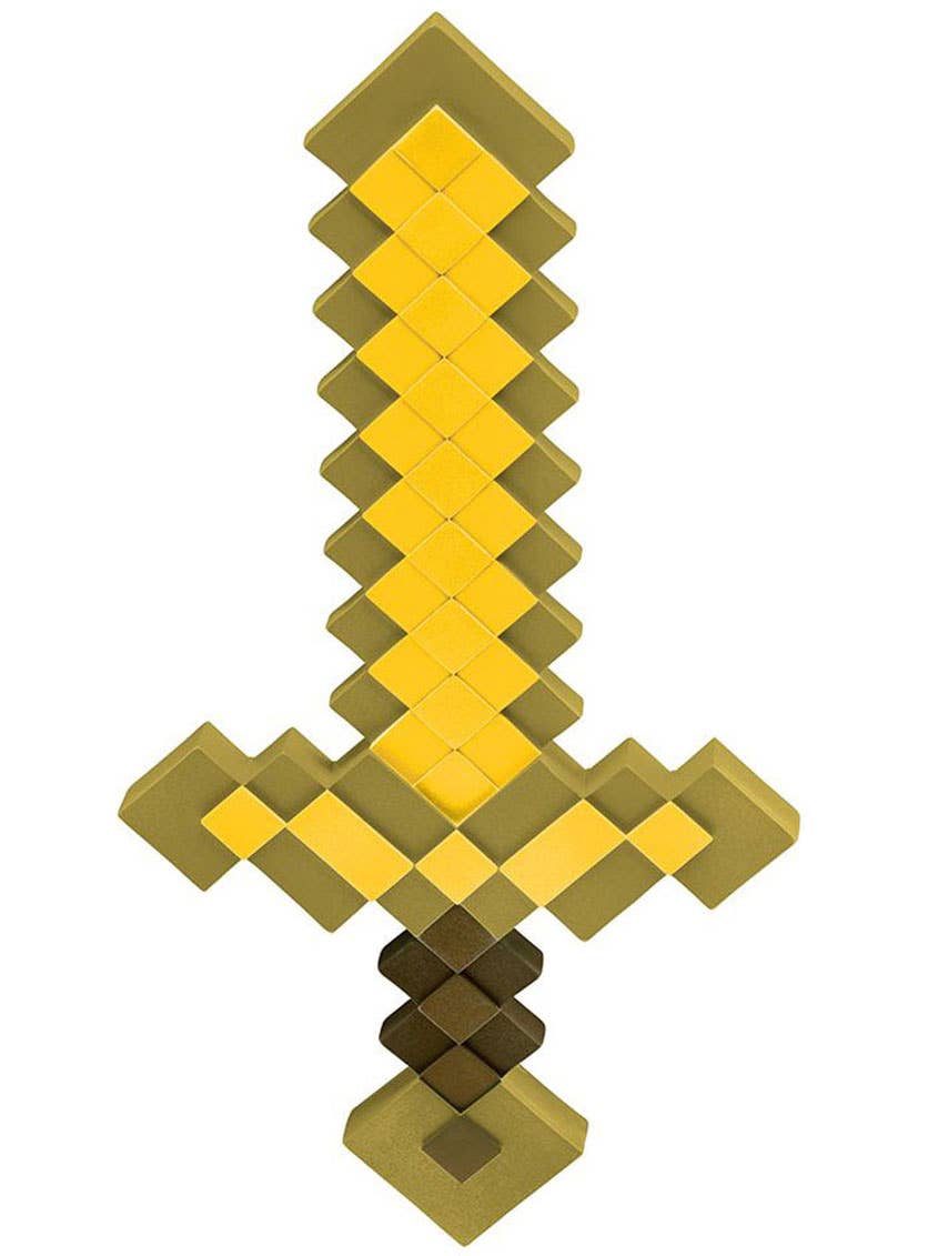 Golden Minecraft Costume Sword