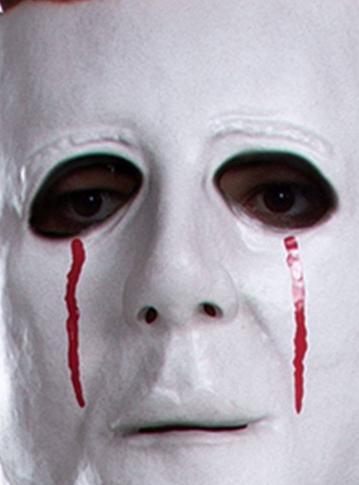 Full Face Vinyl Michael Myers Costume Mask - Close Image