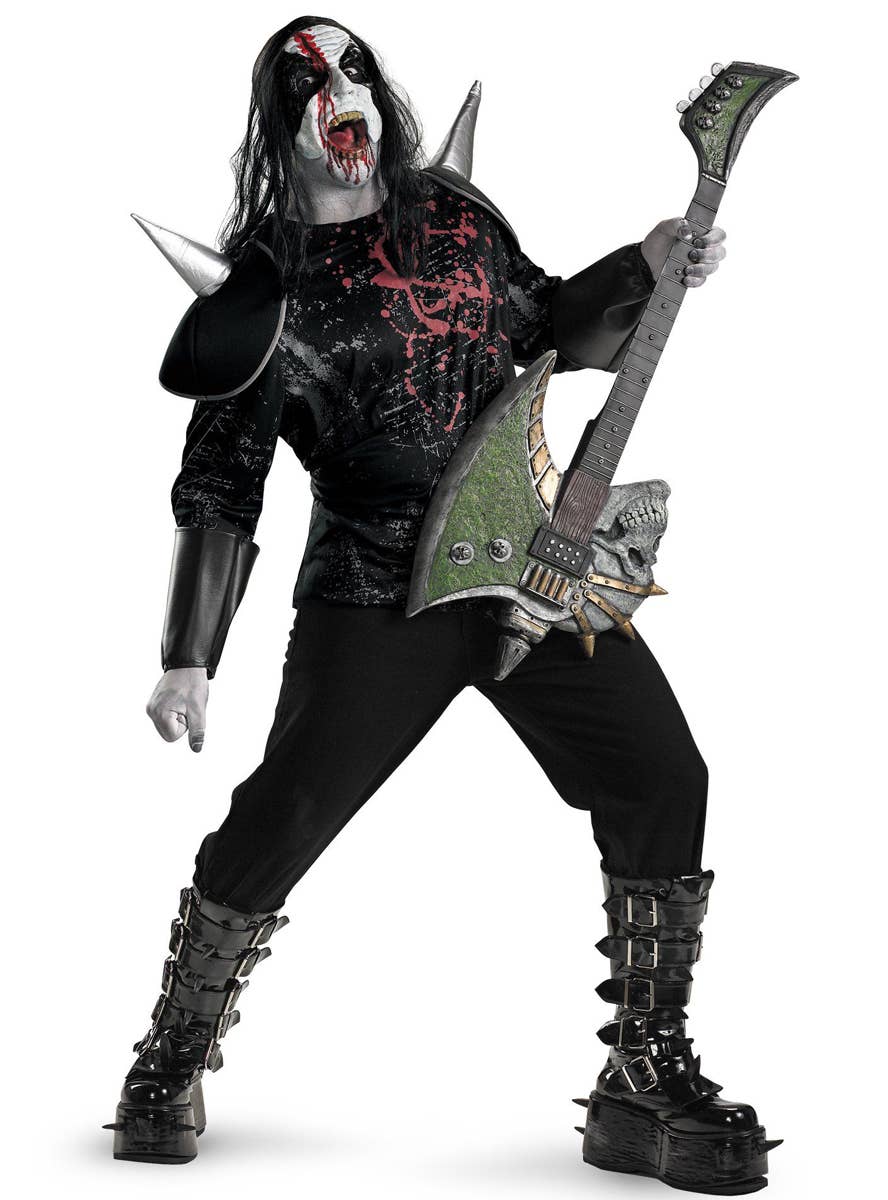 Metal Mayhem Men's Plus Size Rocker Halloween Costume