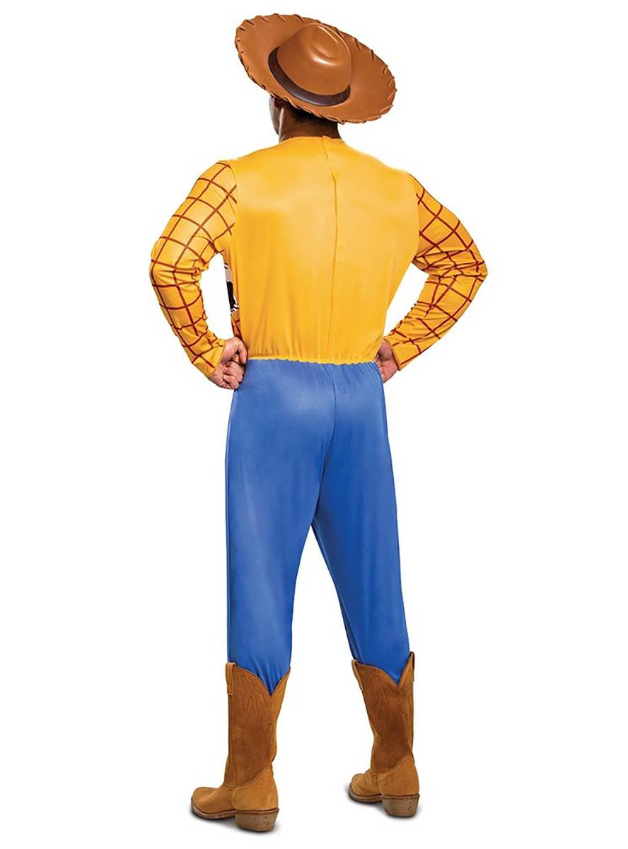 Mens Classic Woody Disney Toy Story Costume - Back Image