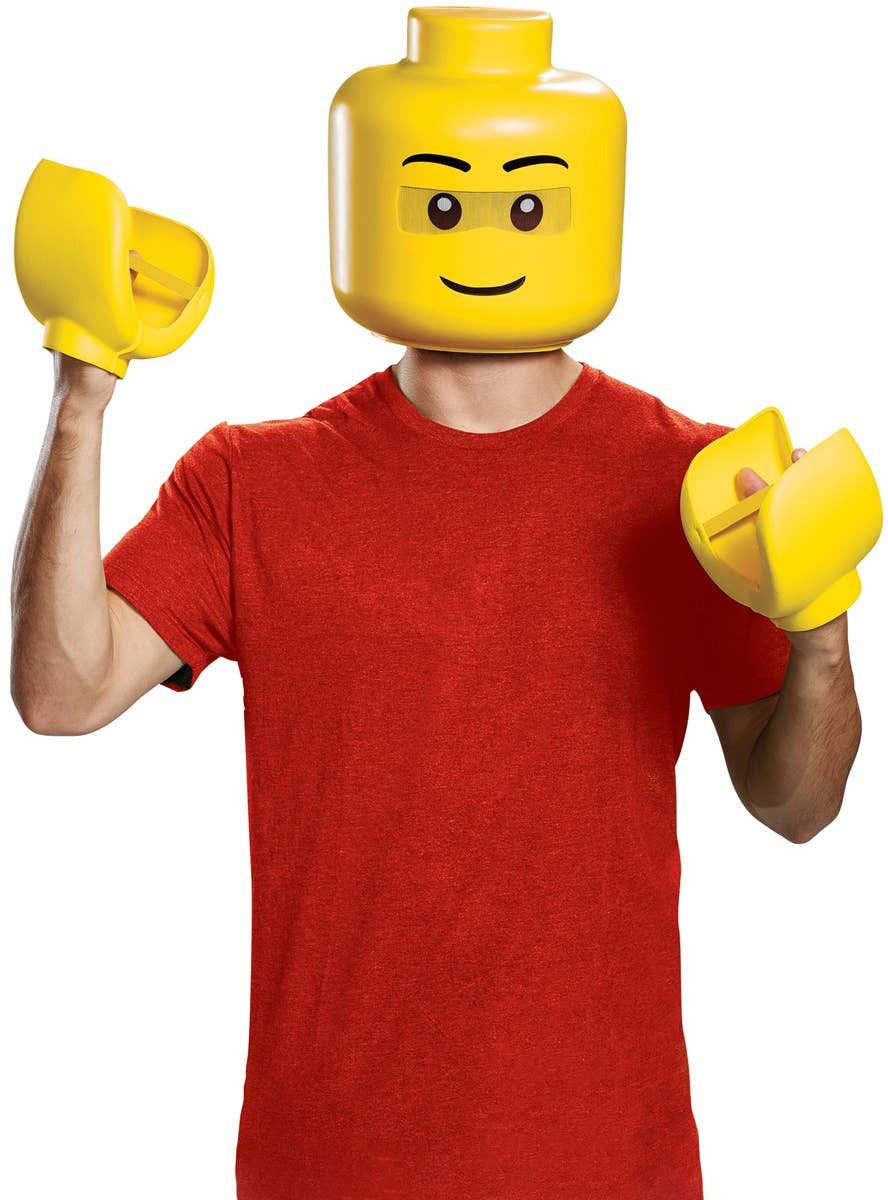 Classic Lego Mask and Hands Set - Main Image