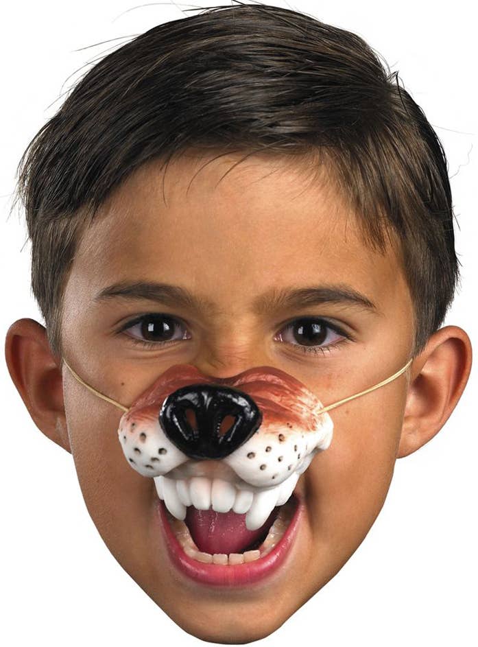 Wolf Costume Nose on Elastic