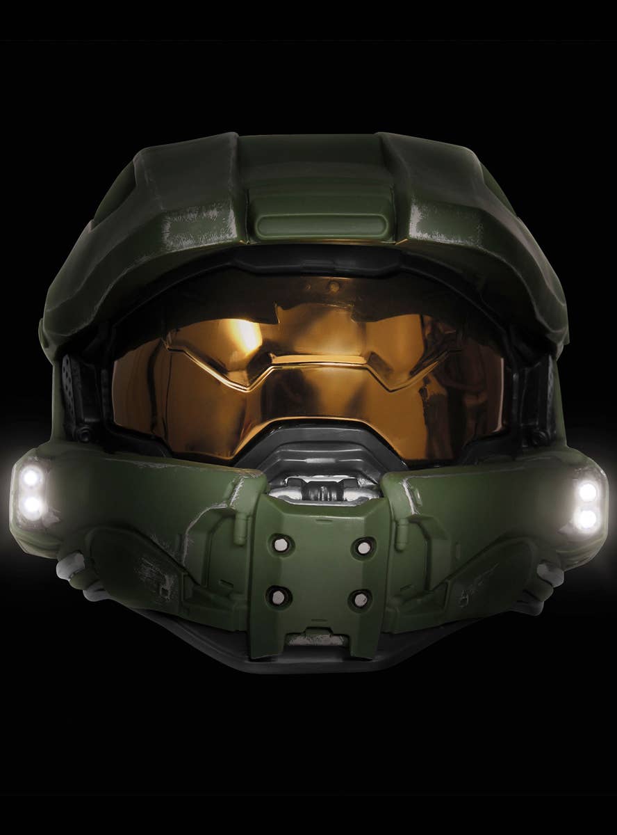 Light Up Halo Master Chief Helmet for Men - Light Up Image