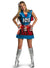 Duff Woman Blue and Red Metallic 'The Simpsons' Womens Costume - Main Image