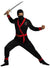 Men's Red and Black Ninja Costume