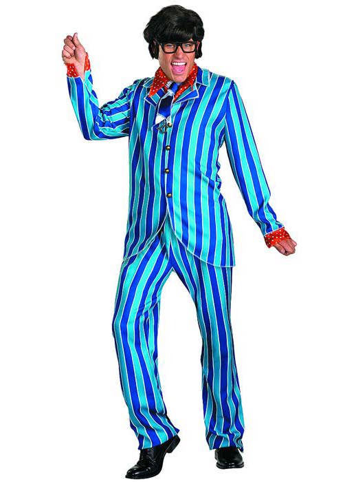 Austin Powers Striped Mens Movie Costume