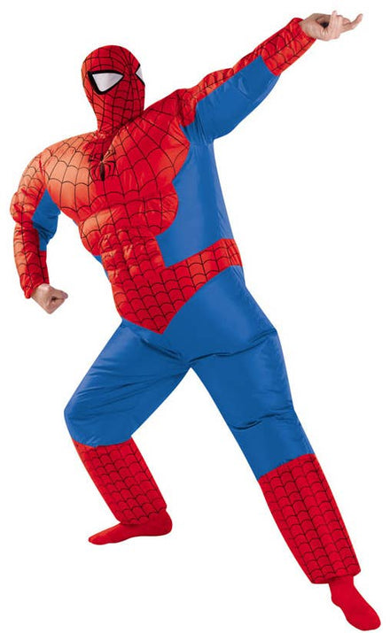 Men's Inflatable Spiderman Superhero Costume