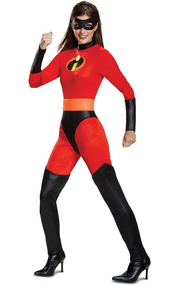 Women's Incredibles 2 Elastigirl Helen Parr Fancy Dress Costume Main Image