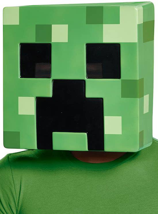 Adults Minecraft Creeper Mask Green Minecraft Creeper Costume Mask