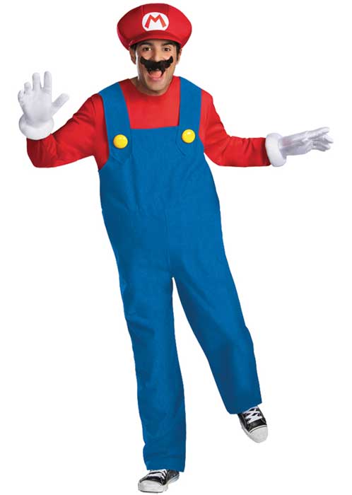 Mario Mens Super Mario Costume