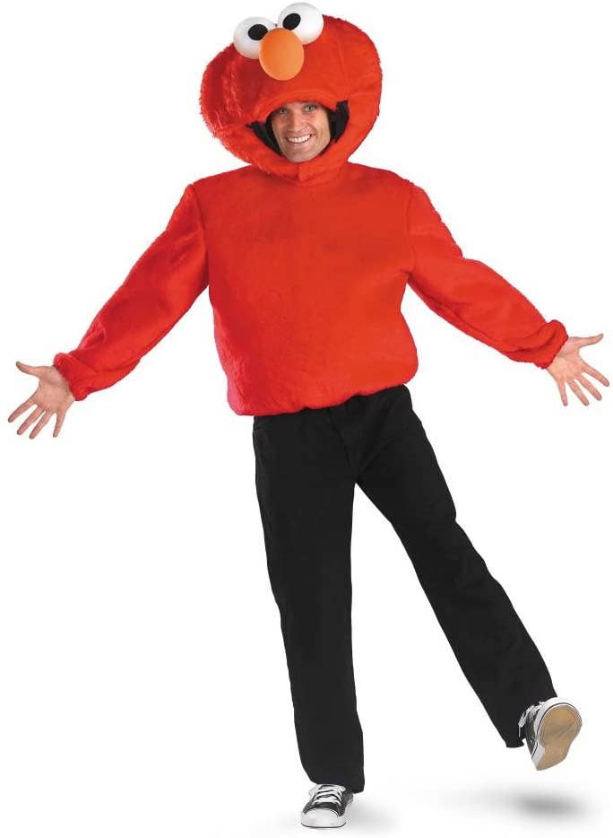 Image of Men's Elmo Sesame Street Fancy Dress Costume