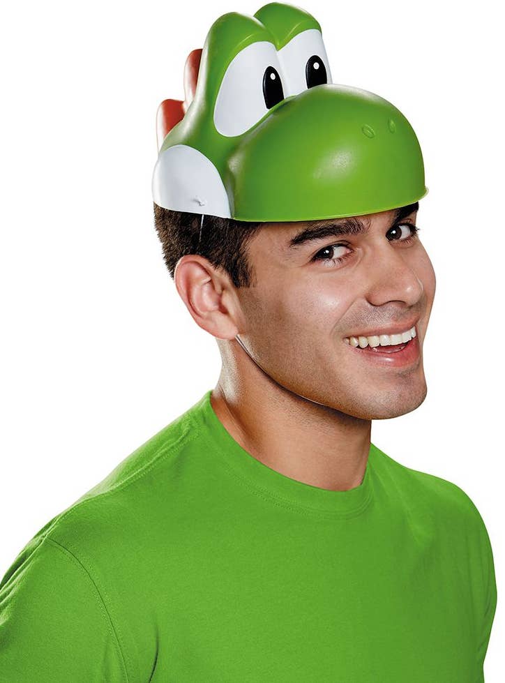 Green Adults Yoshi Costume Mask for Adults