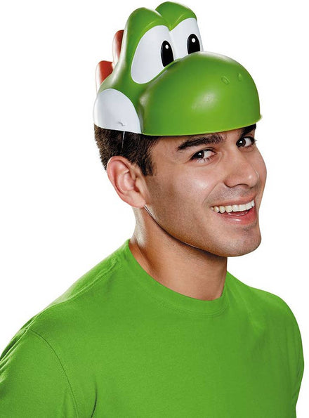 Green Adults Yoshi Costume Mask for Adults