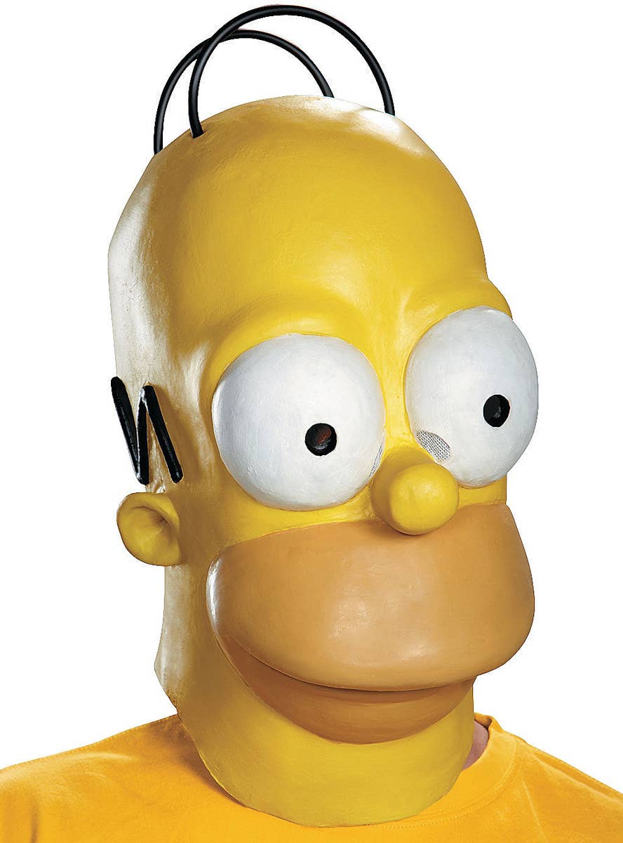 Home Simpson Full Head Latex Mask - Front Image