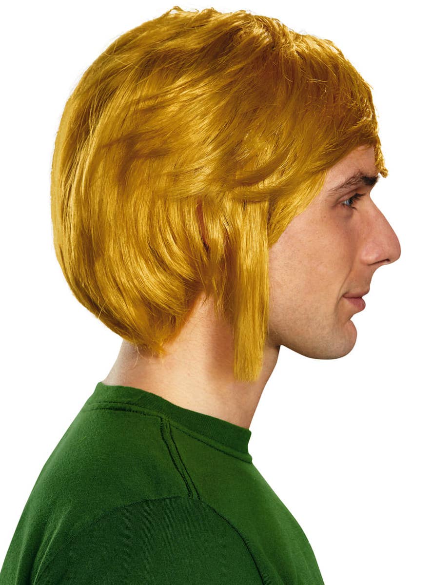 Men's Legend of Zelda Short Link Character Costume Wig - Right Side Image