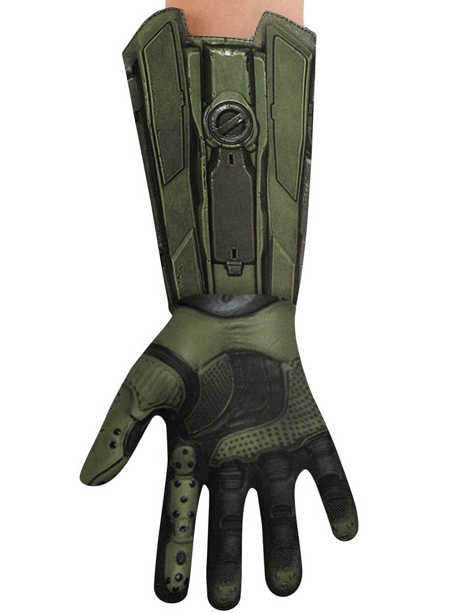 Adults Halo Gloves | Master Chief Green Halo Costume Gloves