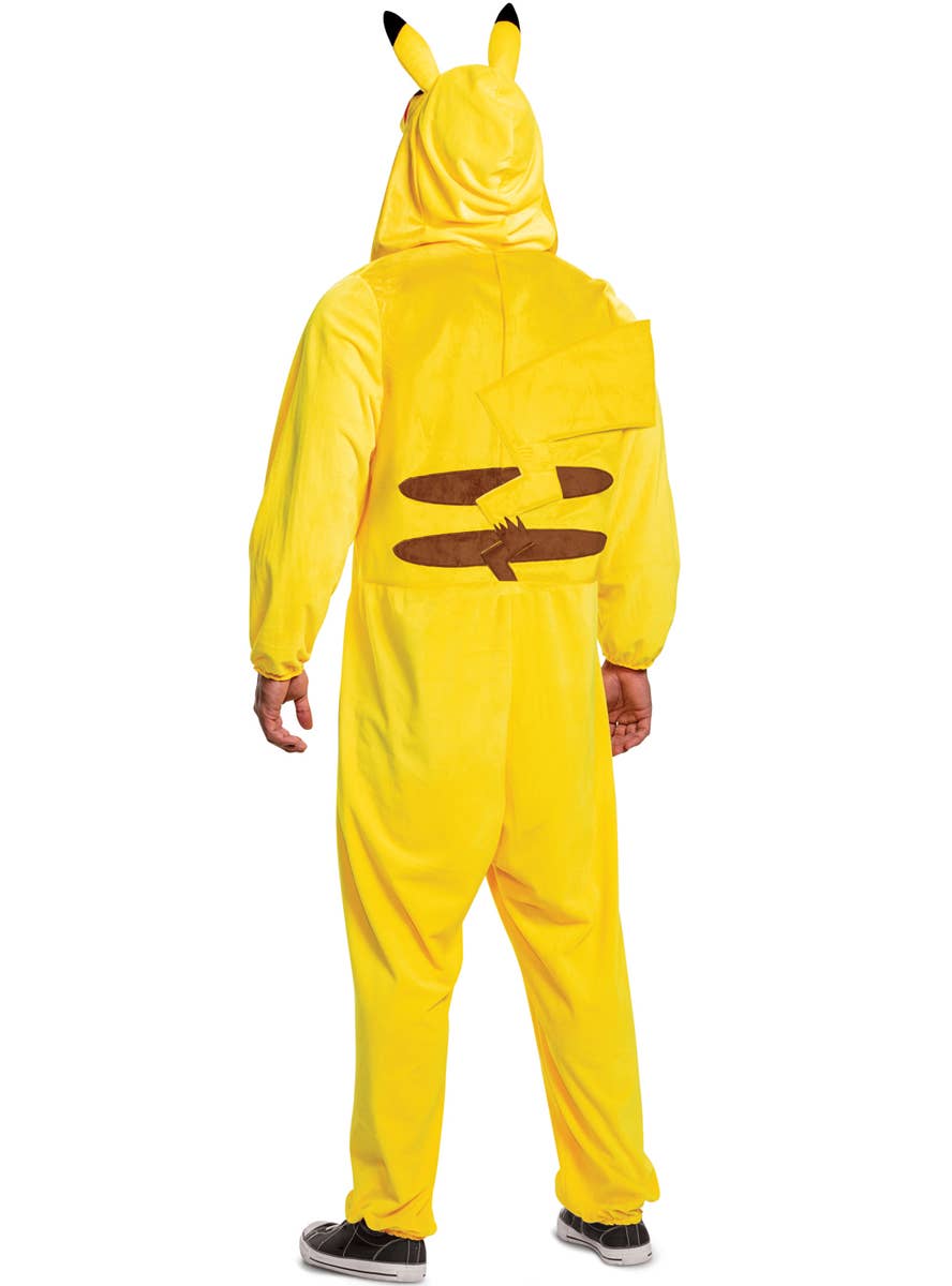 Pikachu Costume for Men - Back Image