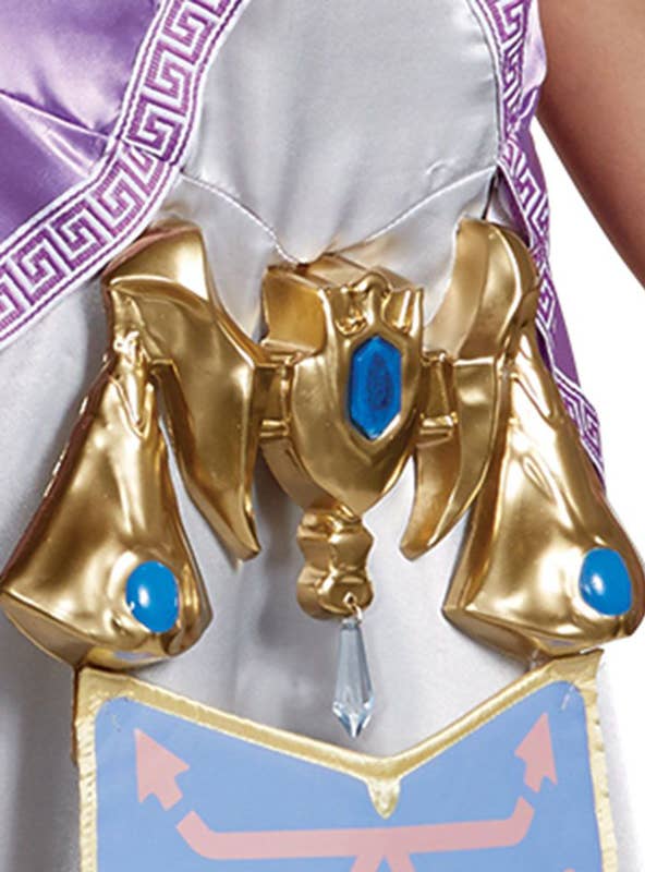 Women's Deluxe Plus Size Princess Zelda Game Character Costume - Close Image 3