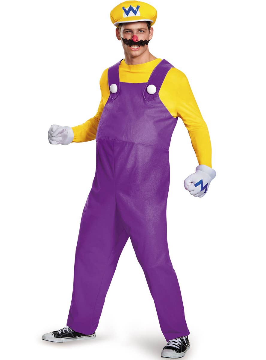 Men's Wario Dress Up Costume - Main Image