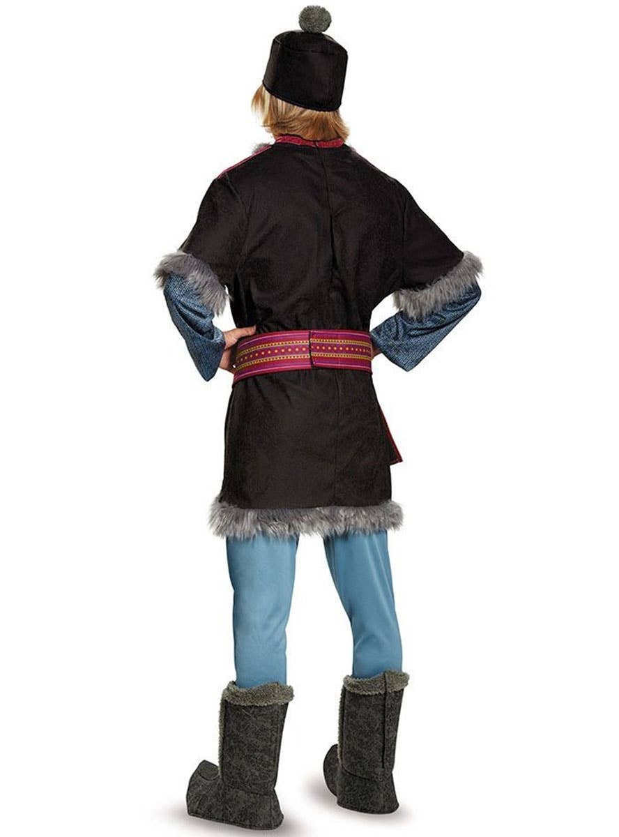 Image of Disney Frozen Men's Deluxe Plus Size Kristoff Costume - Back View