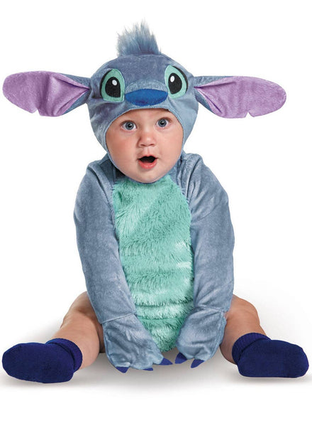 Image of Licensed Disney Stitch Infant Baby Costume - Front View