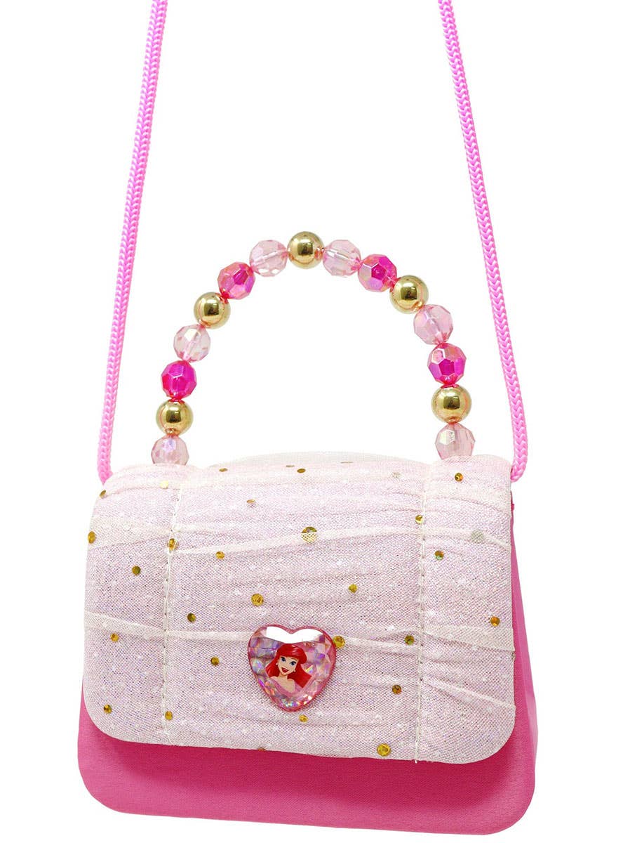 Image of Princess Ariel Pink Sparkle Girls Deluxe Costume Bag - Alternate Image