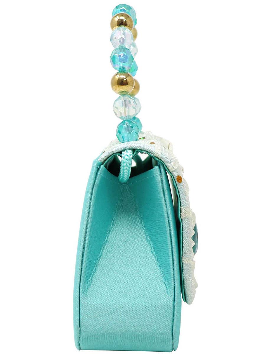 Image of Princess Jasmine Green Sparkle Girls Deluxe Costume Bag - Side Image