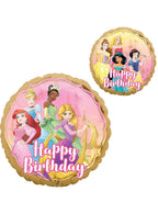 Image Of Disney Princesses Happy Birthday 45cm Foil Party Balloon